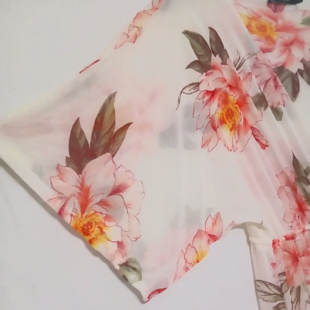 CURE KIMONO LONG FLORAL PRINT | SIZE M - Picture 3 of 8